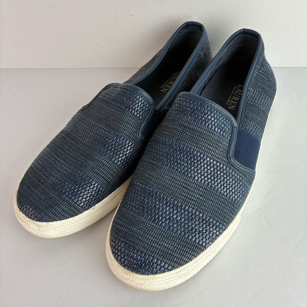 Lauren Ralph Lauren Navy Blue Jinny Loafers